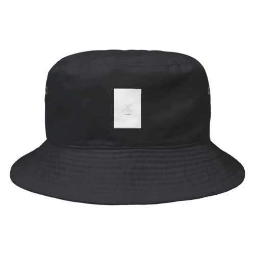 ブルースター＊ベビーグレーピンク Bucket Hat