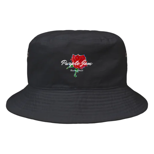 Rose Bucket Bk×Wt バケットハット