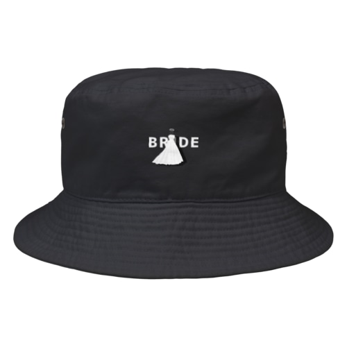 ペア(BRIDE)ドレス_白_FW Bucket Hat