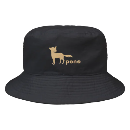 ponoくん C シルエット Bucket Hat