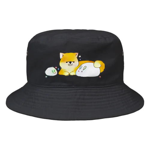 柴犬(うさぎ饅頭) Bucket Hat