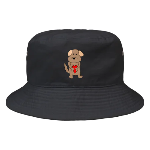 茶色い犬🐶 バケットハット