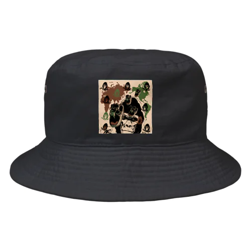 ゴリゴリの迷彩柄 Bucket Hat