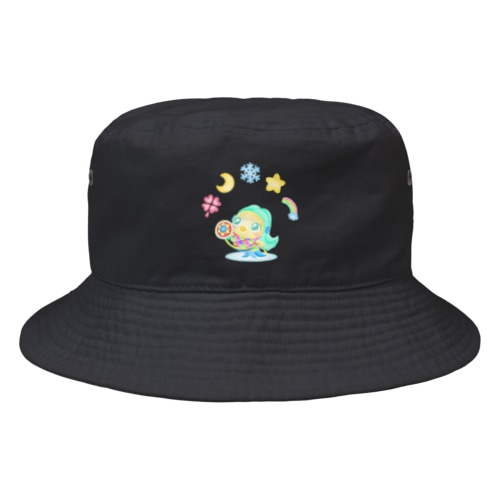 アマビエ×花月雪星宙 Bucket Hat
