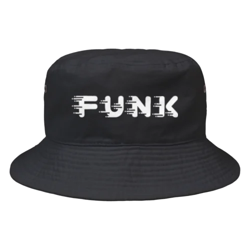 とろけていくFUNK。 白 バケットハット