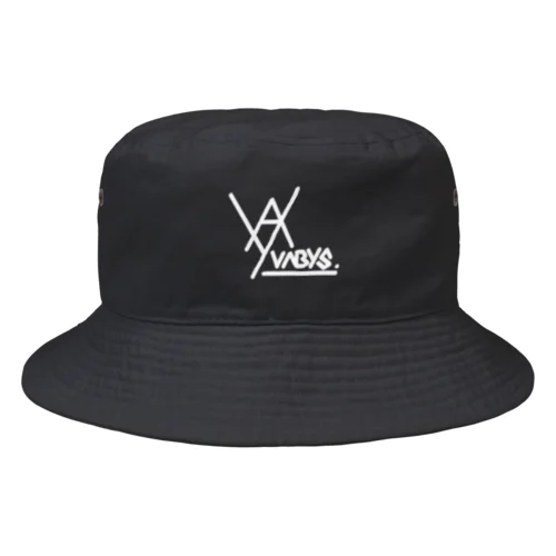 VABYS白ロゴ某誌 Bucket Hat