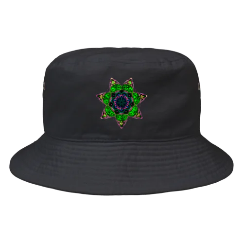 サイケデリック　逆さ七芒星 Bucket Hat