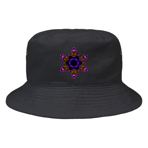 サイケデリック　六芒星 Bucket Hat