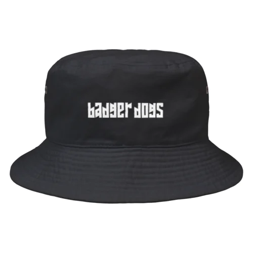 badger dogs logo Bucket Hat