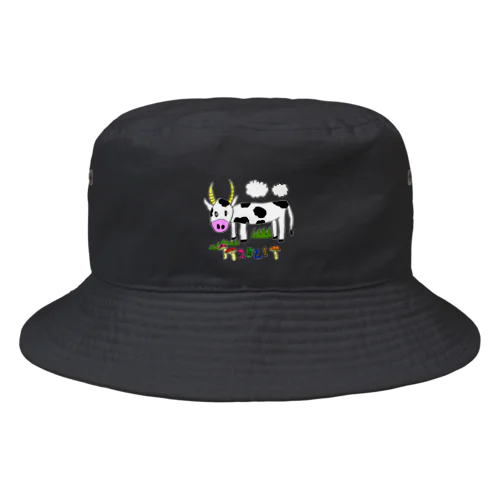 ウシのウッシー君 Bucket Hat