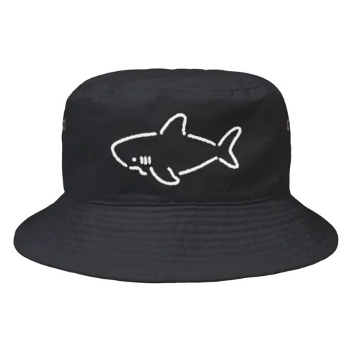 わりとシンプルなサメ2021白線 Bucket Hat