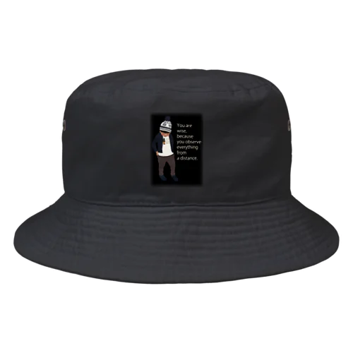 ノルディック帽の少年BK Bucket Hat