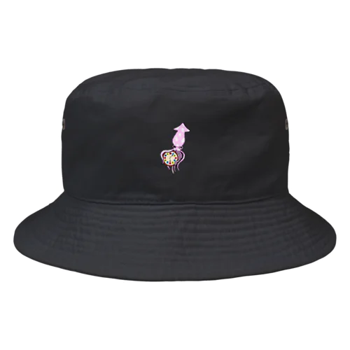 イカ時計先輩 Bucket Hat