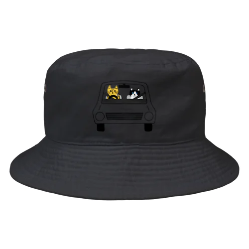 トラネコしまお、今日はドライブに行こうや Bucket Hat