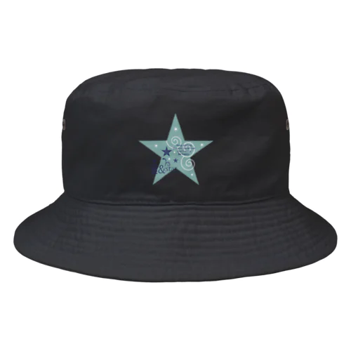 星　＆ シンプル1 Bucket Hat
