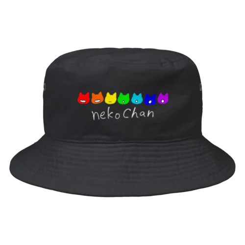 nekochyan  (濃い色ベース向け) Bucket Hat