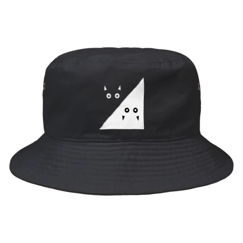 シロクロ猫 Bucket Hat