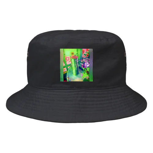 グリーンランタン マシカク Bucket Hat