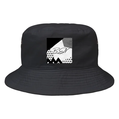 Bianco e nero Bucket Hat