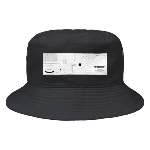 haze opening / design Bucket Hat