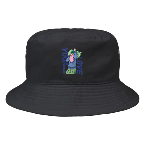 LOVE YOU forever,MOMOKO Bucket Hat