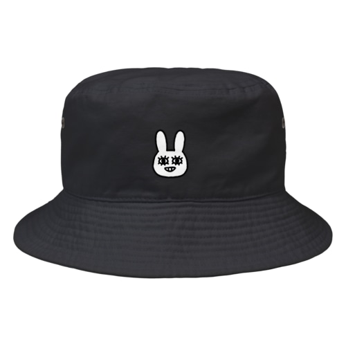 poker face rabbit Bucket Hat