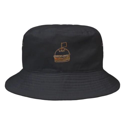 旗刺さってるとちょっと嬉しくなるthisバーガー Bucket Hat