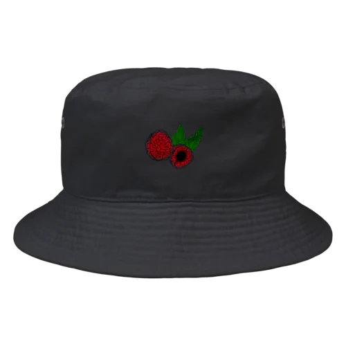 「   raspberry⁇⁇"no"  」 Bucket Hat
