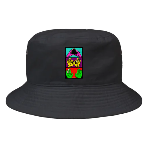 見る、聞く、言う Bucket Hat