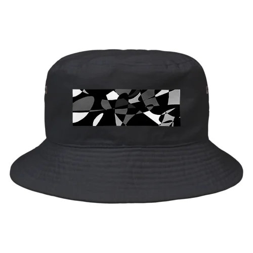 モノクロ自由形 Bucket Hat