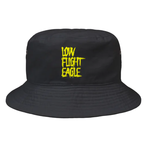 LOW FLIGHT EAGLE 黄ロゴ バケットハット