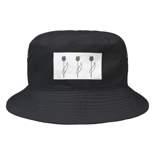 rainbow Flower  Bucket Hat