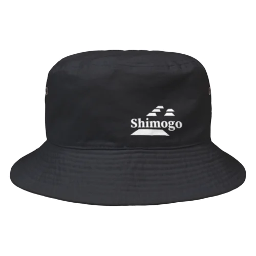 Shimogo白 Bucket Hat