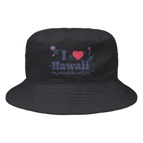 シナカル #I♡Hawaii バケットハット