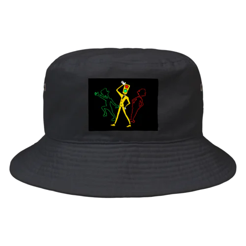 Dot Traffic Lights  Bucket Hat