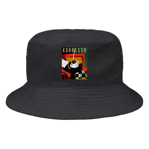 イタリア 熱々エスプレッソ Bucket Hat