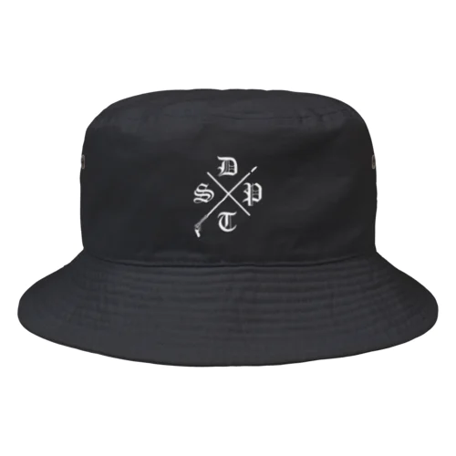 DSTP LOGO BUCKET HAT BLACK Bucket Hat
