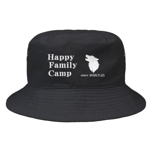 Happy Family Camp　ホワイトバージョン バケットハット