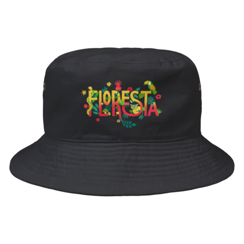 La Floresta（背景透明） Bucket Hat