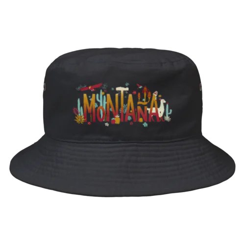 La Montaña（背景透明） Bucket Hat