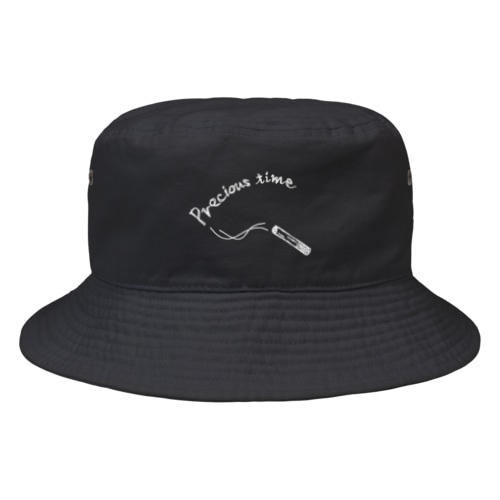 極上のいっぷく 白ver. Bucket Hat