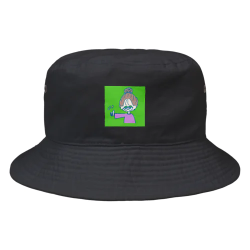 サムズアップする女の子 Bucket Hat