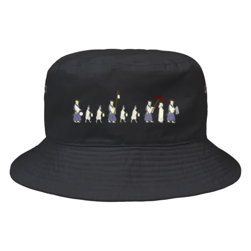 狐の嫁入り行列 Bucket Hat