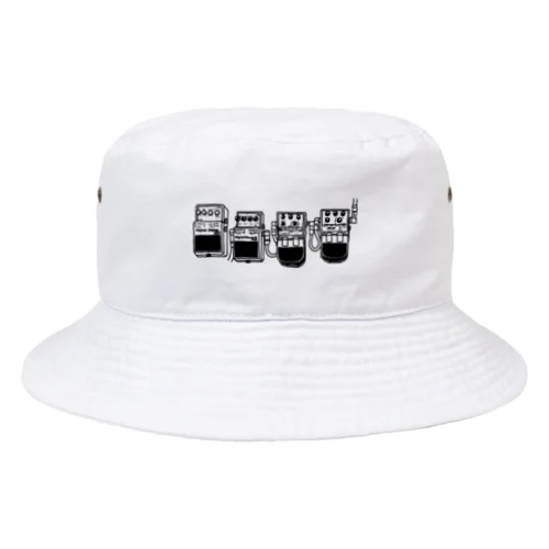 エフェクター モノクロBK Bucket Hat