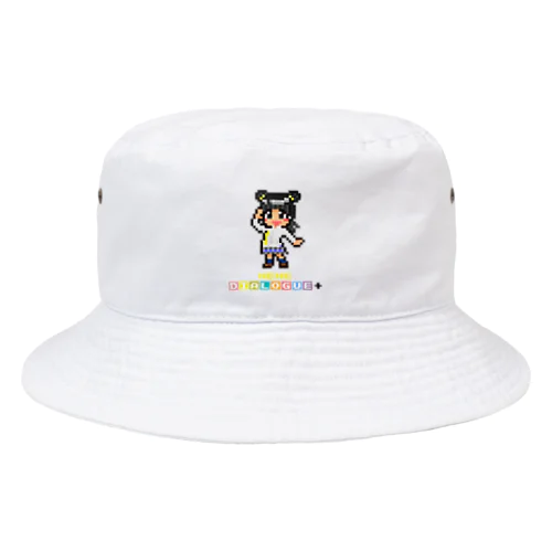 ドットDIALOGUE＋ ねーね推しバケットハット(白) Bucket Hat