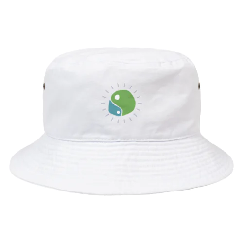 ゆるマガタマ（水色×黄緑） Bucket Hat