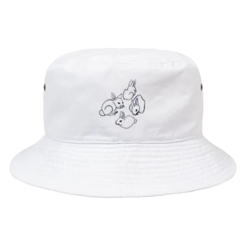 ウサギ / Rabbits Bucket Hat