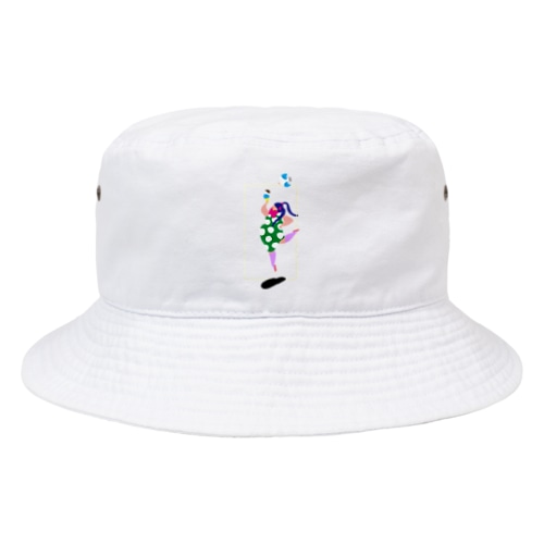 水玉の女01 Bucket Hat