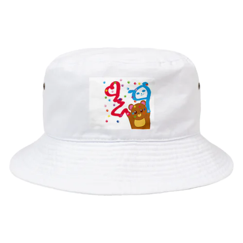 こぐまくんとたのしいらくがき Bucket Hat