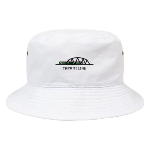 【只見線】第五只見川橋梁とキハ40🚃 Bucket Hat